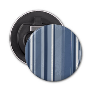 Strips of Blue and white Bottle Opener