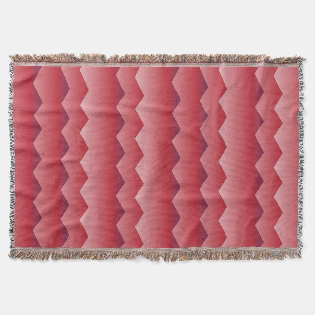 strips Throw Pillow Blanket (Front)