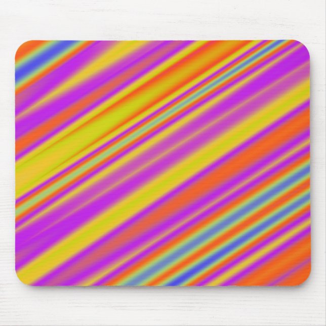 Stripy Abstract Mouse Pad (Front)