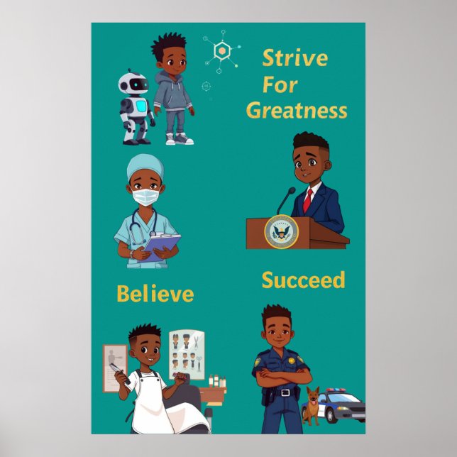 Strive For Greatness Poster (Front)