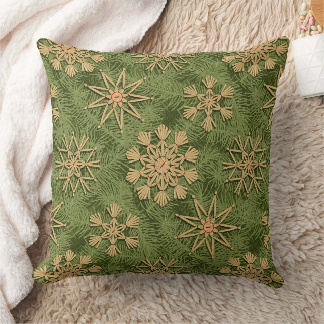 Strohsterne on Pine Tree Cushion (Blanket)