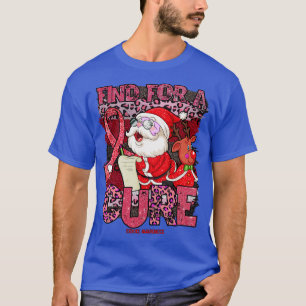 Stroke Awareness Awareness leopard christmas cure  T-Shirt