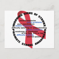 Stroke Awareness & Prevention Postcard