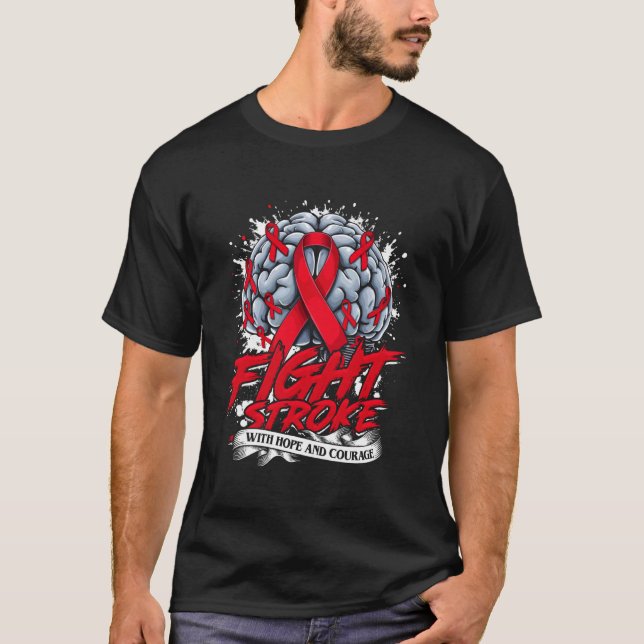 Stroke Awareness Stroke survivor T-Shirt (Front)