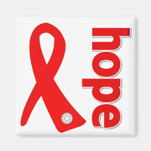 Stroke Disease Hope Ribbon Magnet