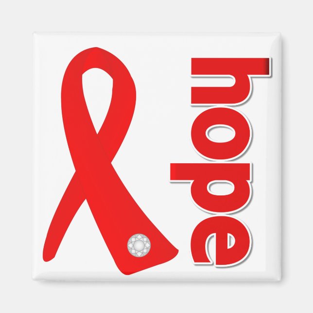 Stroke Disease Hope Ribbon Magnet (Front)