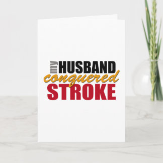 Stroke Husband - Thanks for Caring Card