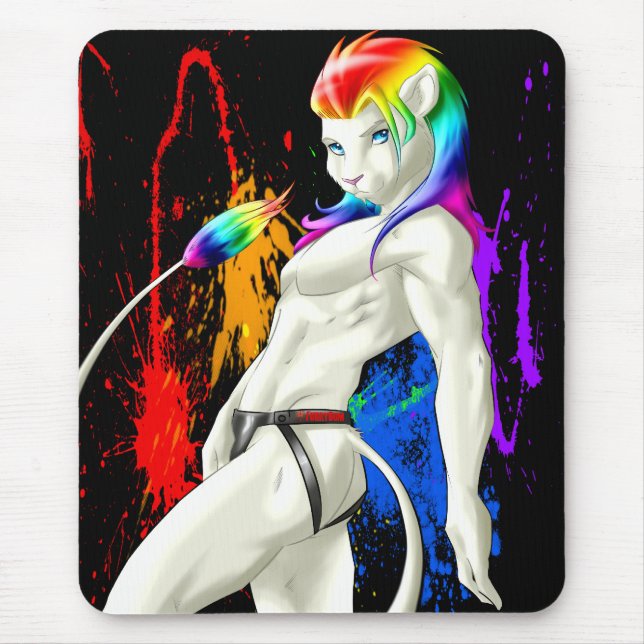stroke splat image mouse pad (Front)