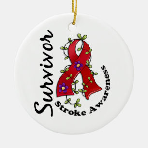 Stroke Survivor 15 Ceramic Tree Decoration