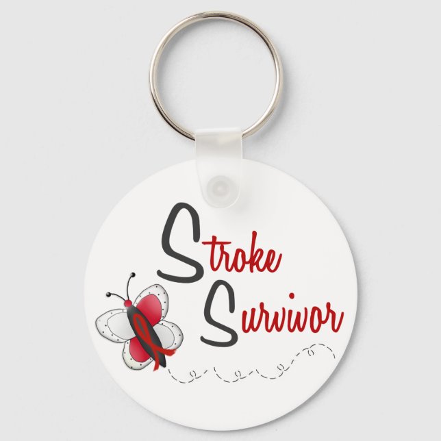 Stroke Survivor BUTTERFLY SERIES 2 Key Ring (Front)