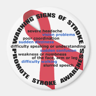 Stroke Warning Signs & Symptoms Magnet
