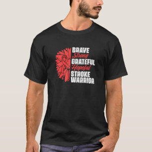 Stroke Warrior Stroke Survivor Red Ribbon Stroke A T-Shirt