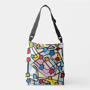 Strokes and Colors free by Masanser Crossbody Bag