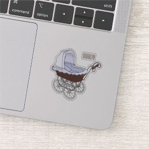Stroller cartoon illustration