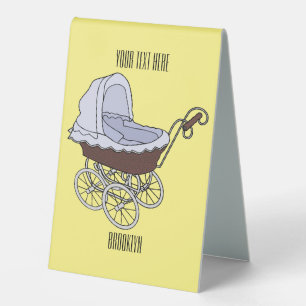 Stroller cartoon illustration