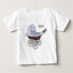 Stroller cartoon illustration  baby T-Shirt