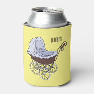 Stroller cartoon illustration  can cooler