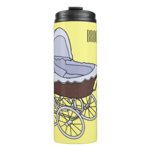 Stroller cartoon illustration  thermal tumbler