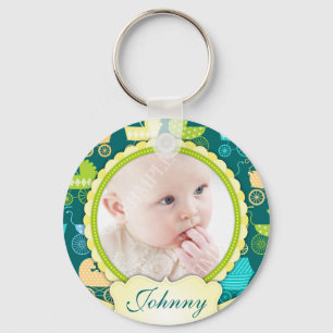 Stroller Chic Custom Photo Keepsake Key Ring