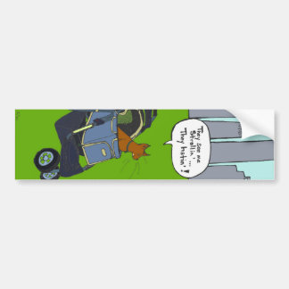 Strollercat Cartoon Sticker