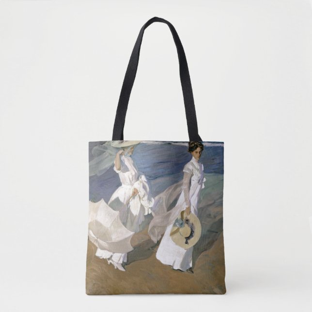 Strolling along the Seashore, 1909 Tote Bag (Front)