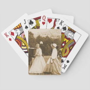 Strolling on the Battlefield Playing Cards