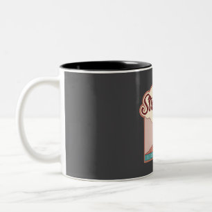 Stromboli � Sicily, Italy Two-Tone Coffee Mug