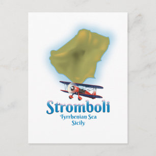 Stromboli, Tyrrhenian Sea, Sicily Postcard