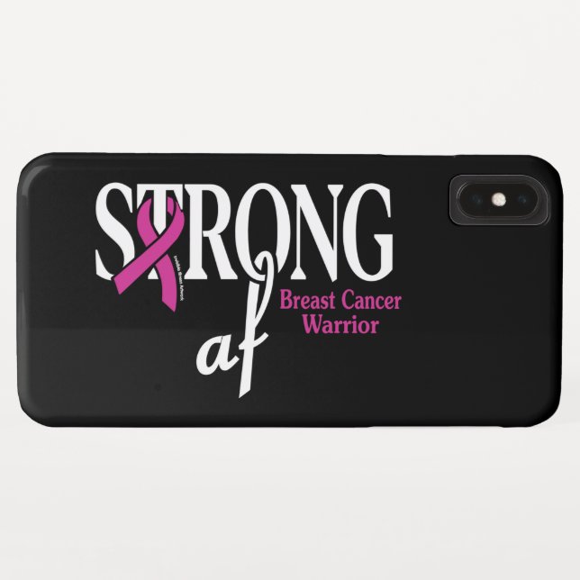 STRONG af...Breast Cancer Case-Mate iPhone Case (Back (Horizontal))
