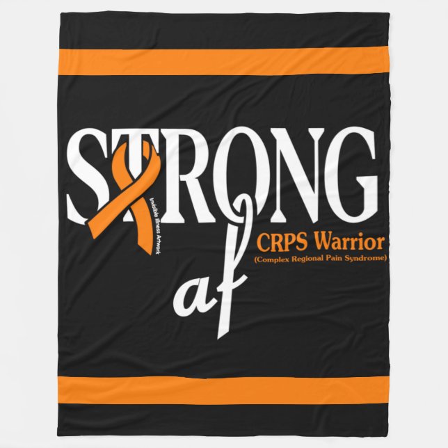 STRONG af...CRPS Fleece Blanket (Front)