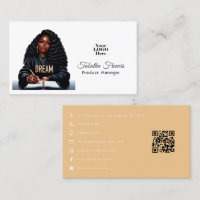 Strong Afro Black Woman Leadership Design