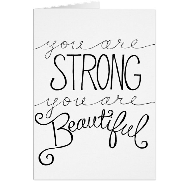 strong and beautiful (Front)