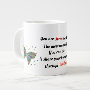 Strong and Beautiful Large Coffee Mug