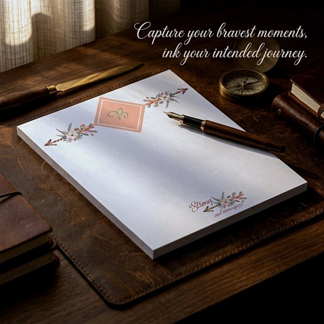 Strong and courageous notepad (Creator Uploaded)