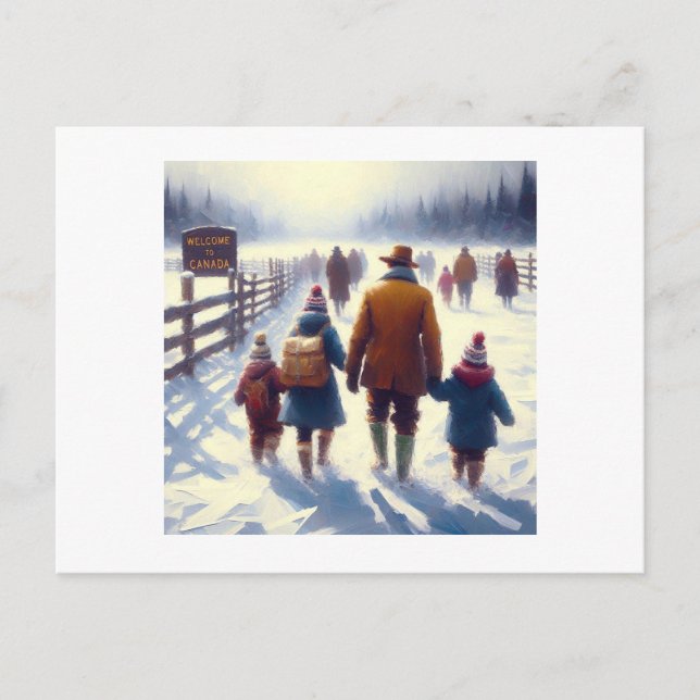 Strong and Free Canada,  Postcard (Front)