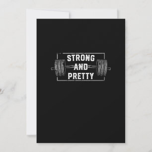 Strong And Pretty Funny Gym Quotes Tank Top