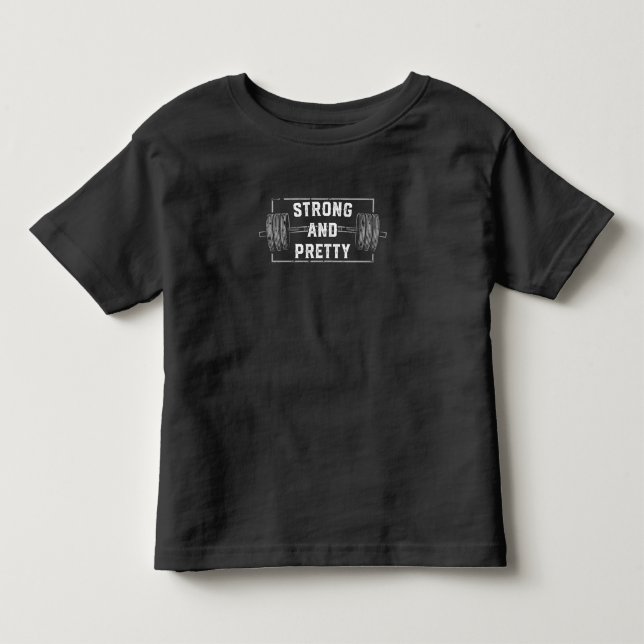 Strong And Pretty Funny Gym Quotes Tank Top (Front)
