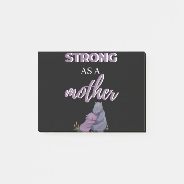 Strong As A Mother Post-it Notes (Front)