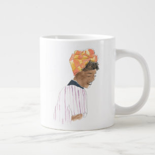 Strong & Beautiful Woman Smiling Large Coffee Mug