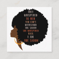 Strong Black Afro Woman Black History