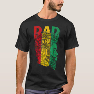 Strong Black Dad King African American T-Shirt