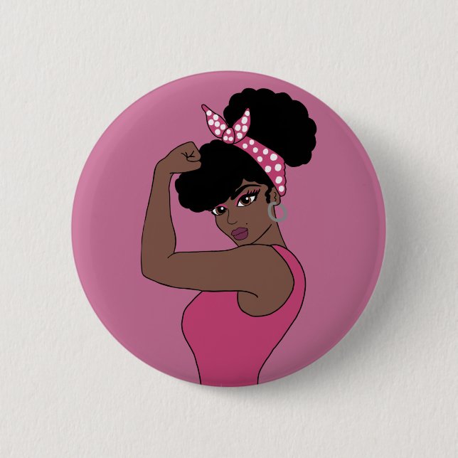 Strong Black Woman Button (Front)