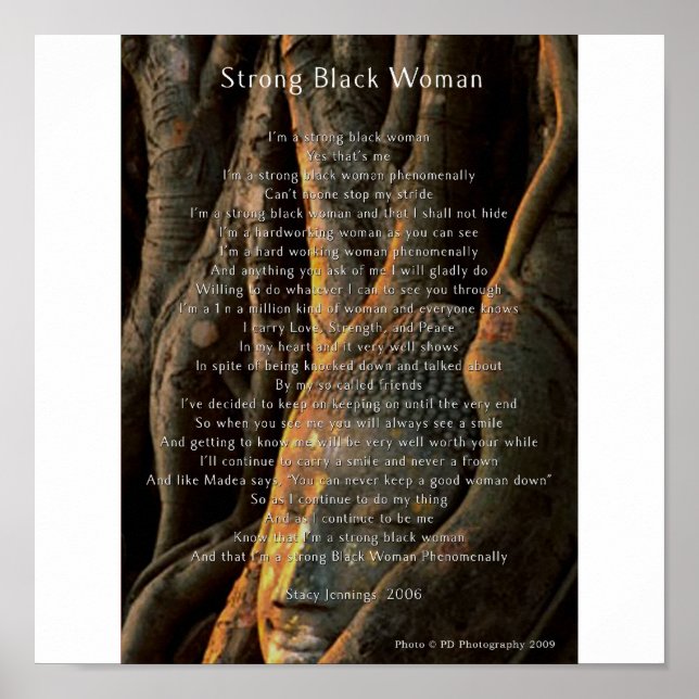 Strong Black Woman Poster (Front)