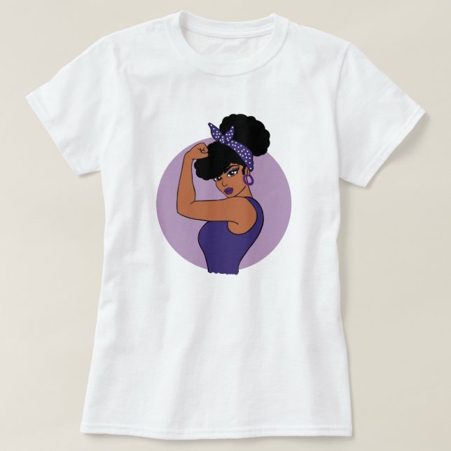 Strong Black Woman T-Shirt (Design Front)
