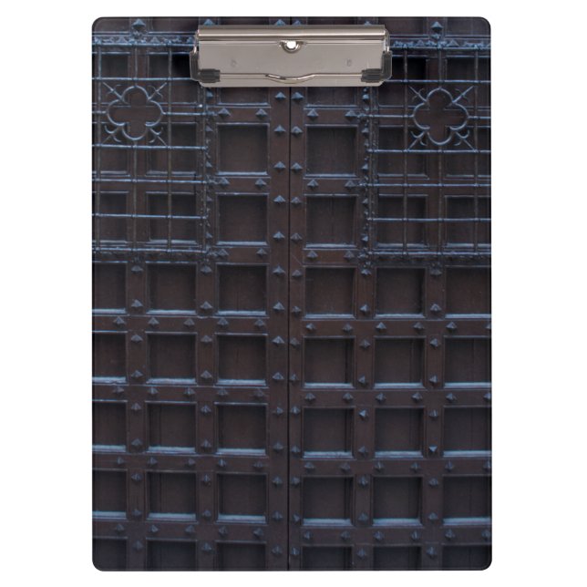 Strong Brown Iron Door Clipboard (Front)