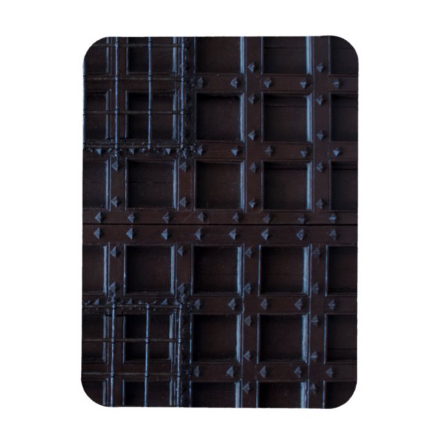 Strong Brown Iron Door Magnet (Vertical)