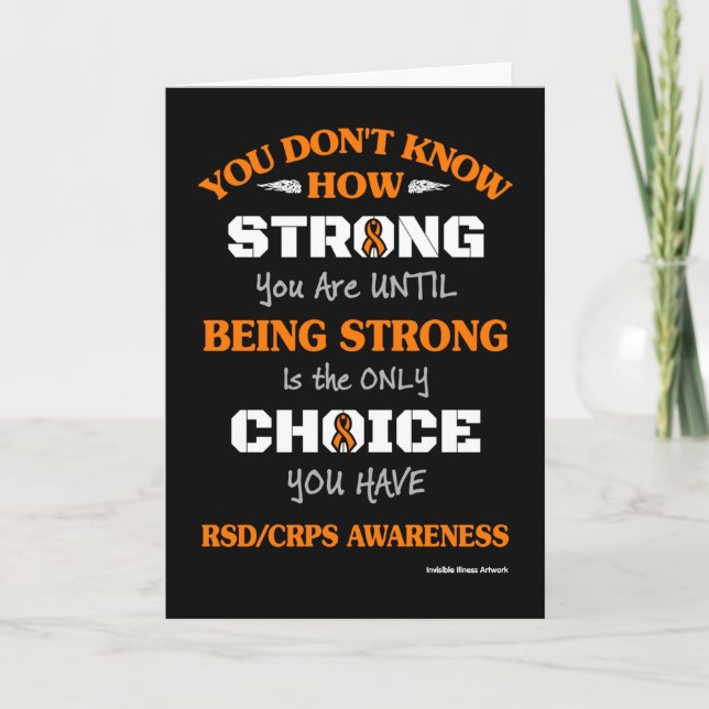 Strong/Choice 2...RSD/CRPS Card (Front)