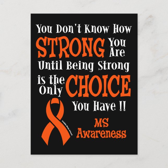 Strong/Choice...MS Postcard (Front)
