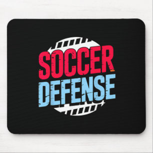 Strong Ckline Tackle Block Player Defender Soccer Mouse Pad