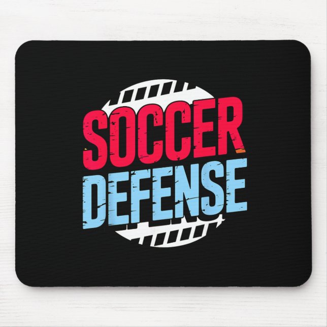 Strong Ckline Tackle Block Player Defender Soccer  Mouse Pad (Front)